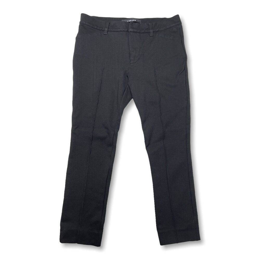 J Brand Liana Skinny Ponte Trouser SIZE 27 Black Cropped Slim Workwear